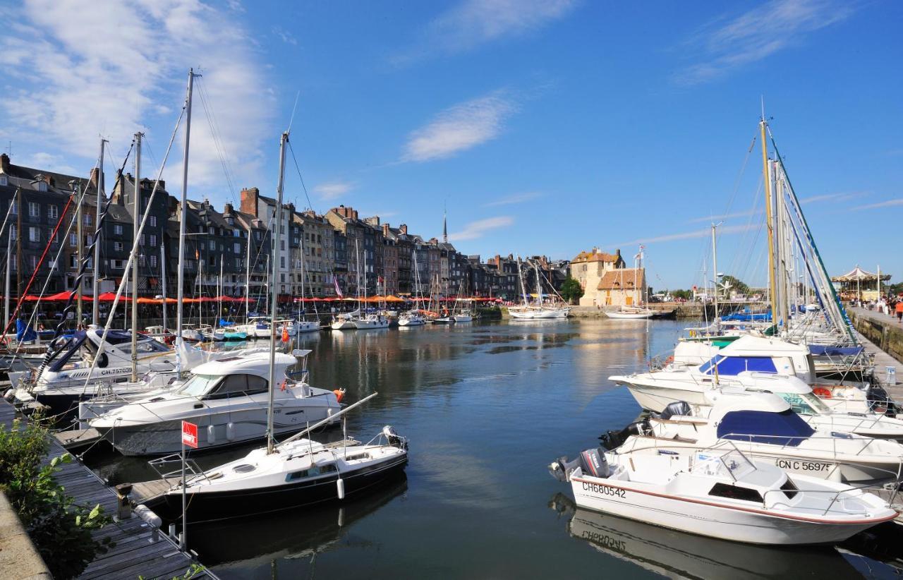 Appartement Romantique, Vue Panoramique Bassin De L'Est Honfleur Kültér fotó